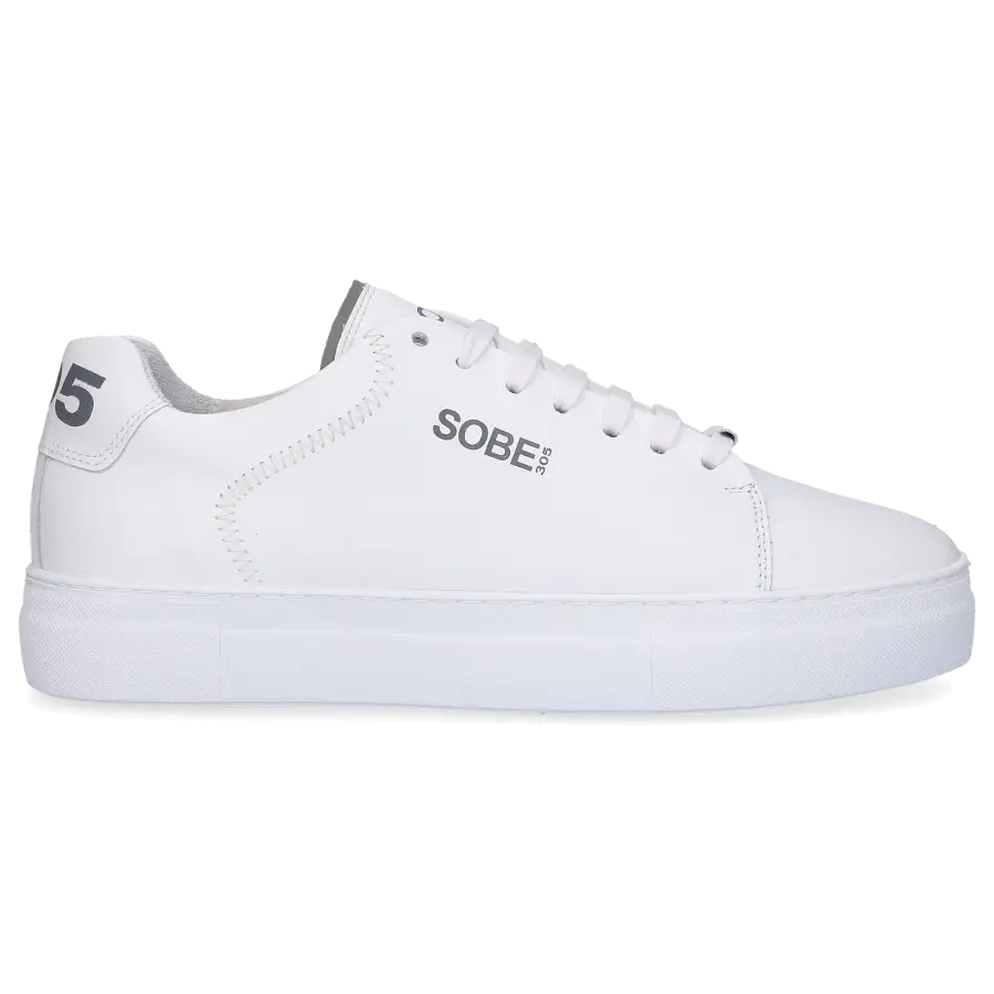 305 SOBE - Sneaker low MIAMI Kalbsleder - weiß