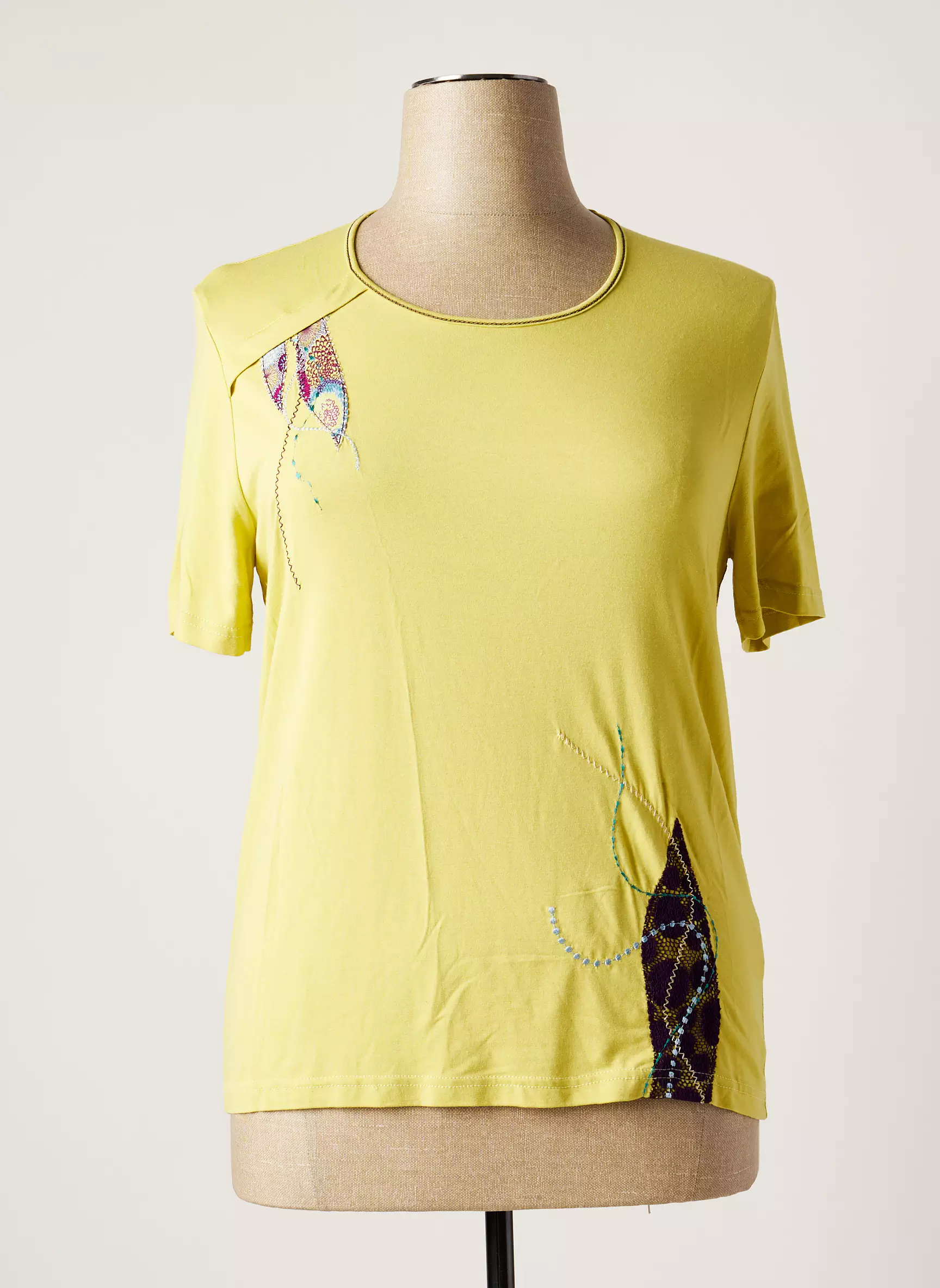 Saint Charles Tshirts Femme couleur vert