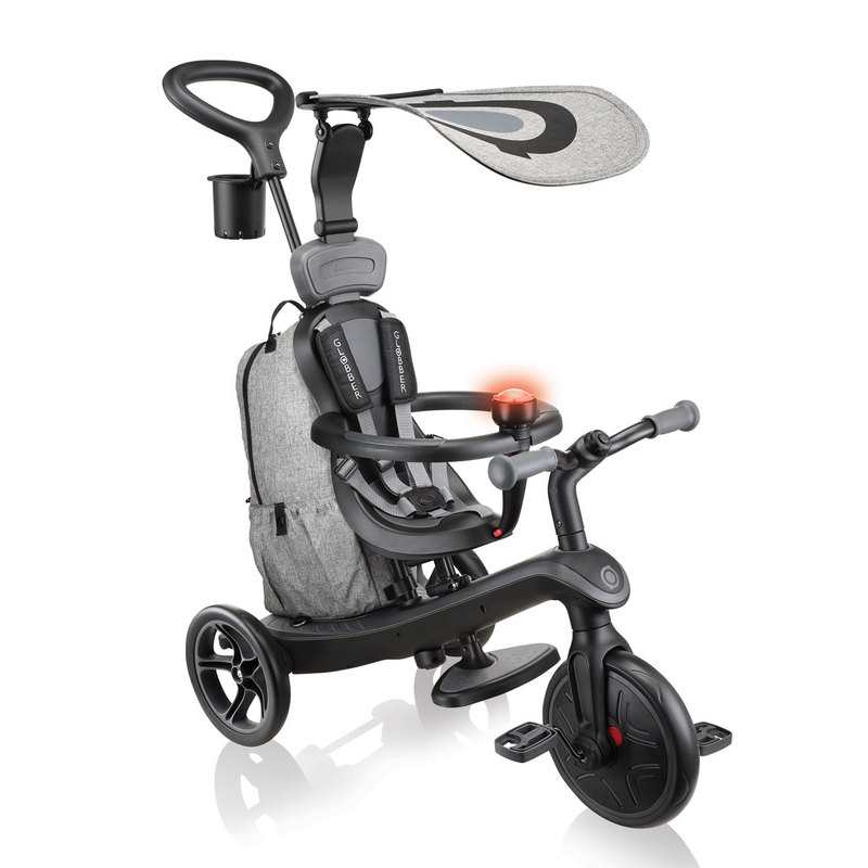 Tricycle Explorer 4 en 1 Deluxe Noir Globber