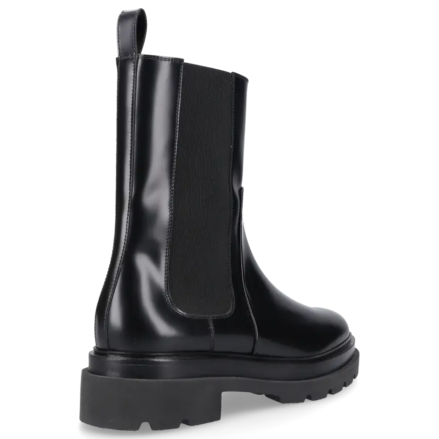 Santoni - Chelsea Boots 59524 Kalbsleder - schwarz