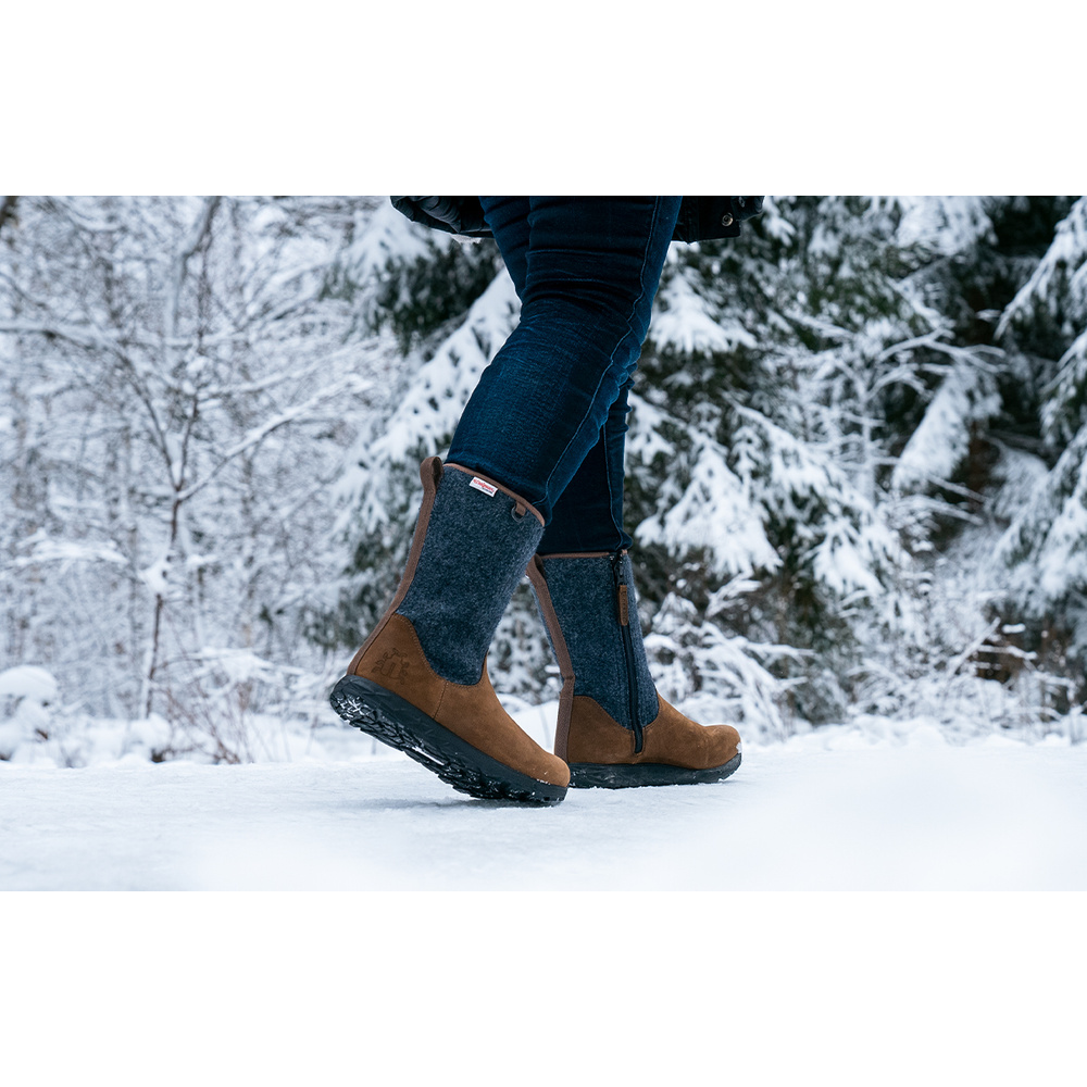 Icebug Grove Wool Womens Michelin Coffee Grey G09005-0B / braun