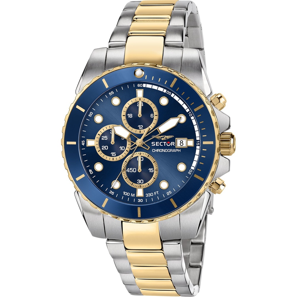 Sector Chronographe Acier inoxydable, Aluminium Montre