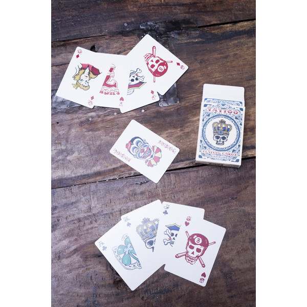 TATTOO PLAYING CARDS - Reisespiel