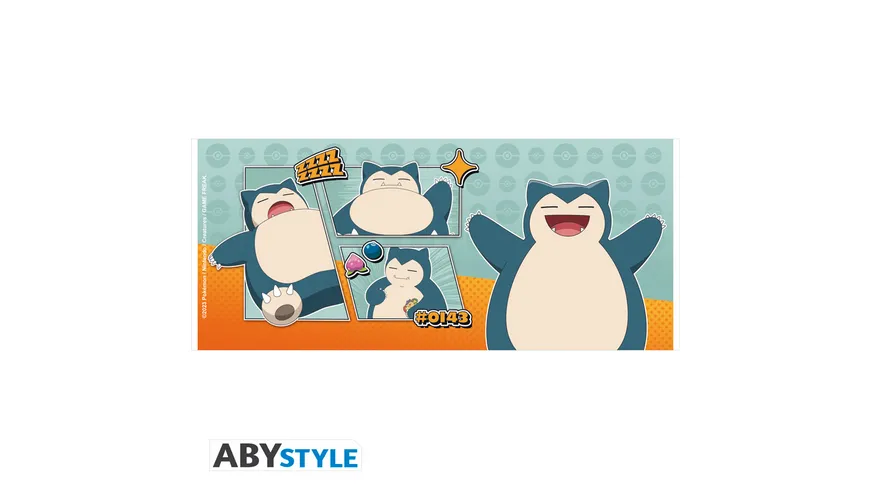 POKEMON - Tasse - 320 ml - Snorlax Comic Strip