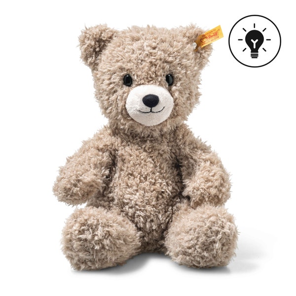Light at Night Caspar Teddybär, 28 cm, hellbraun