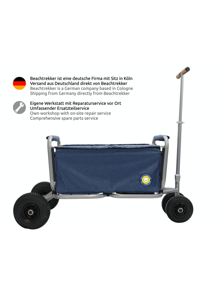 Beachtrekker Beachtrekker LiFe faltbarer Bollerwagen   Bremse, klappbarer Handwagen (Blau) günstig kaufen onesize