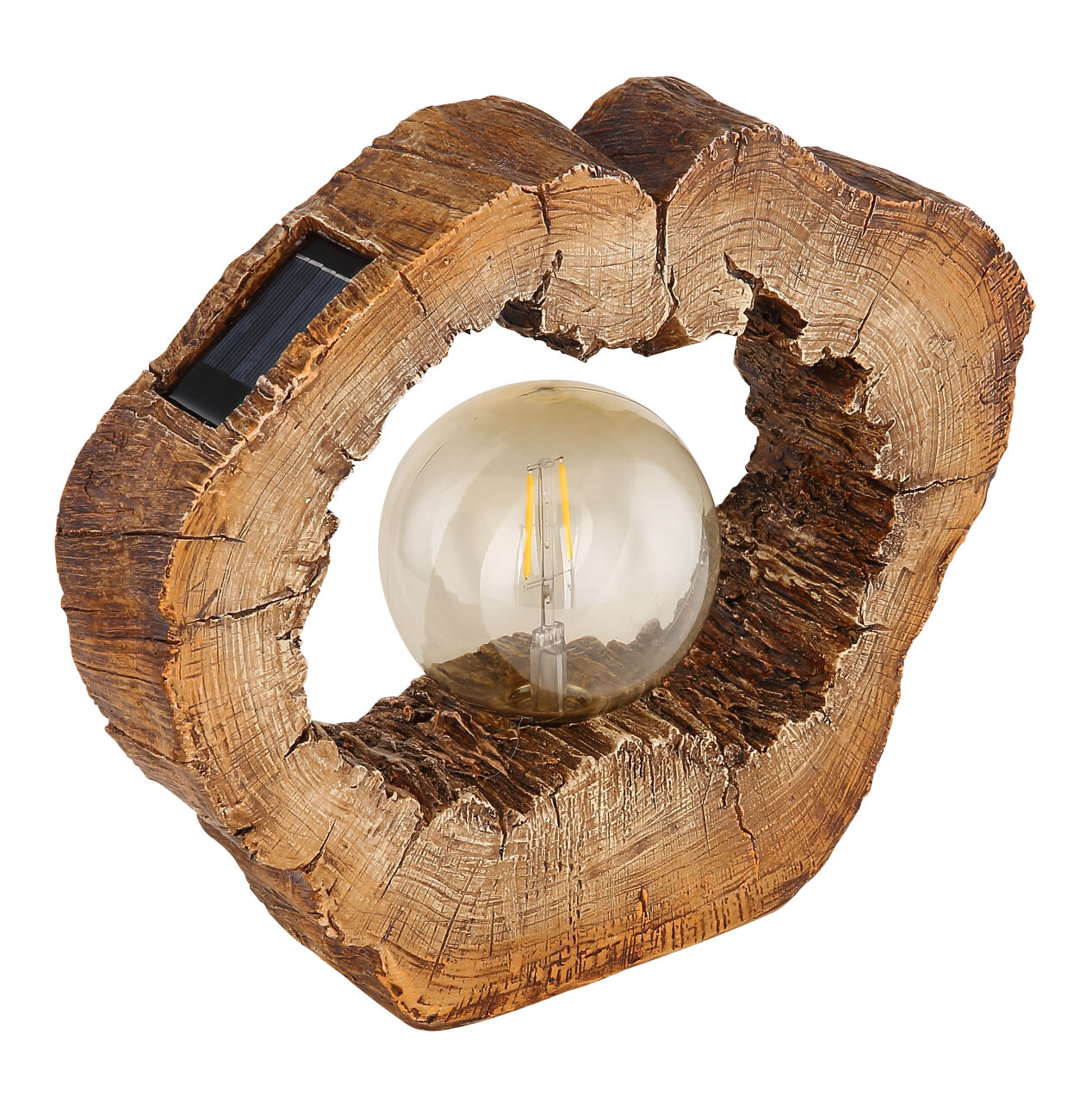 Globo Lighting - SOLAR - Solarleuchte Kunststoff braun, LED