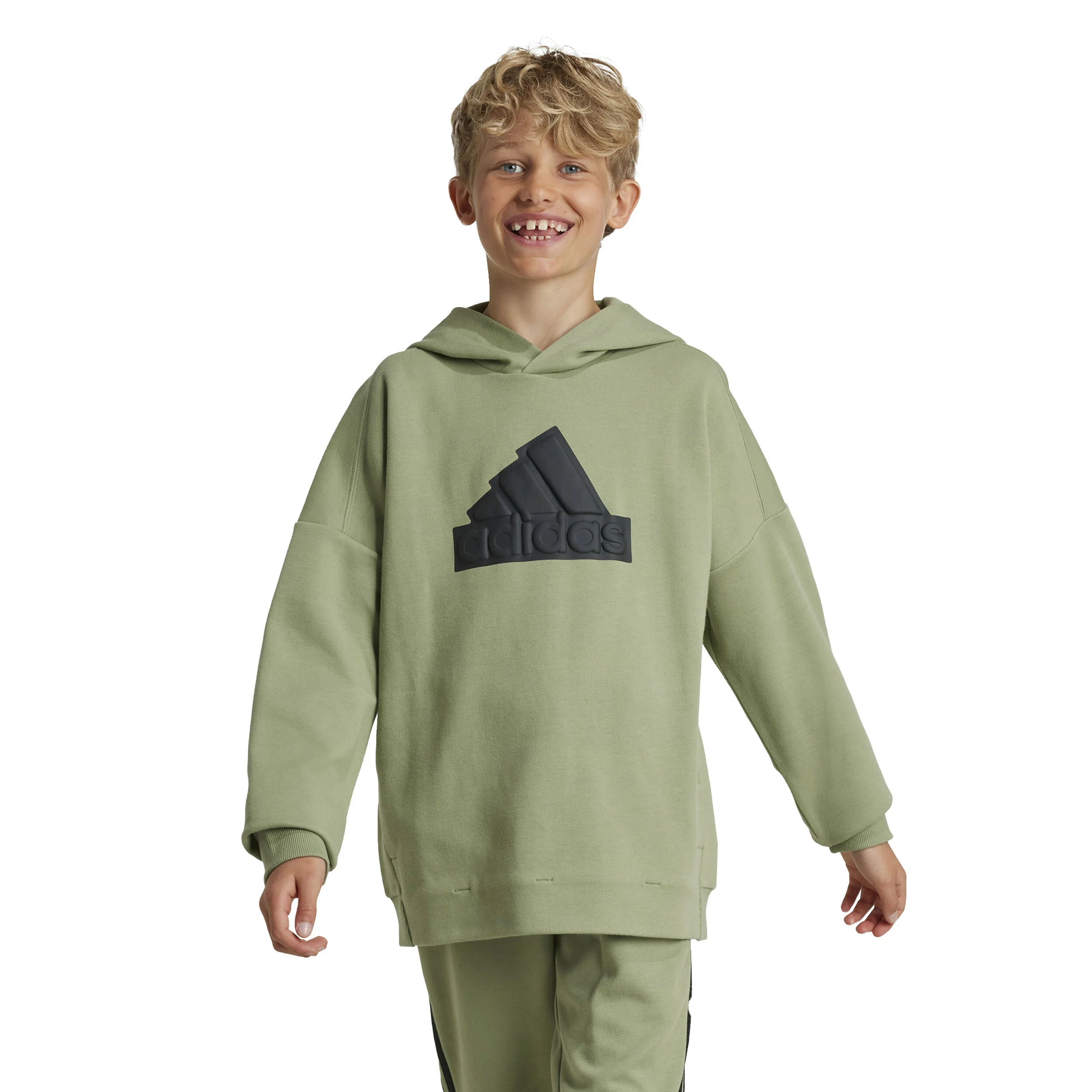 Future Icon Logo Hoody Kinder - Salbei