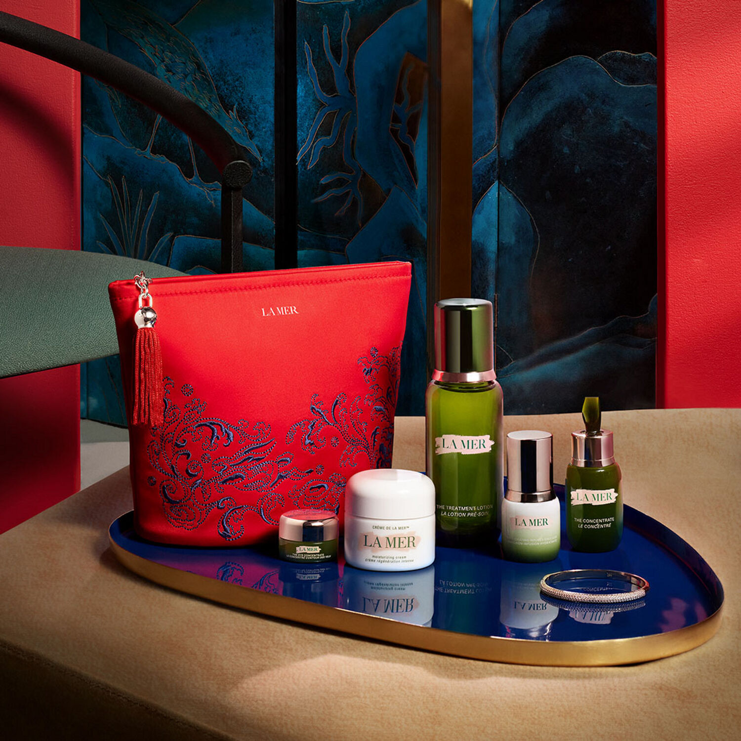 La Mer La Collection Éclatante et Hydratante Coffret Soin Visage Anti-Âge