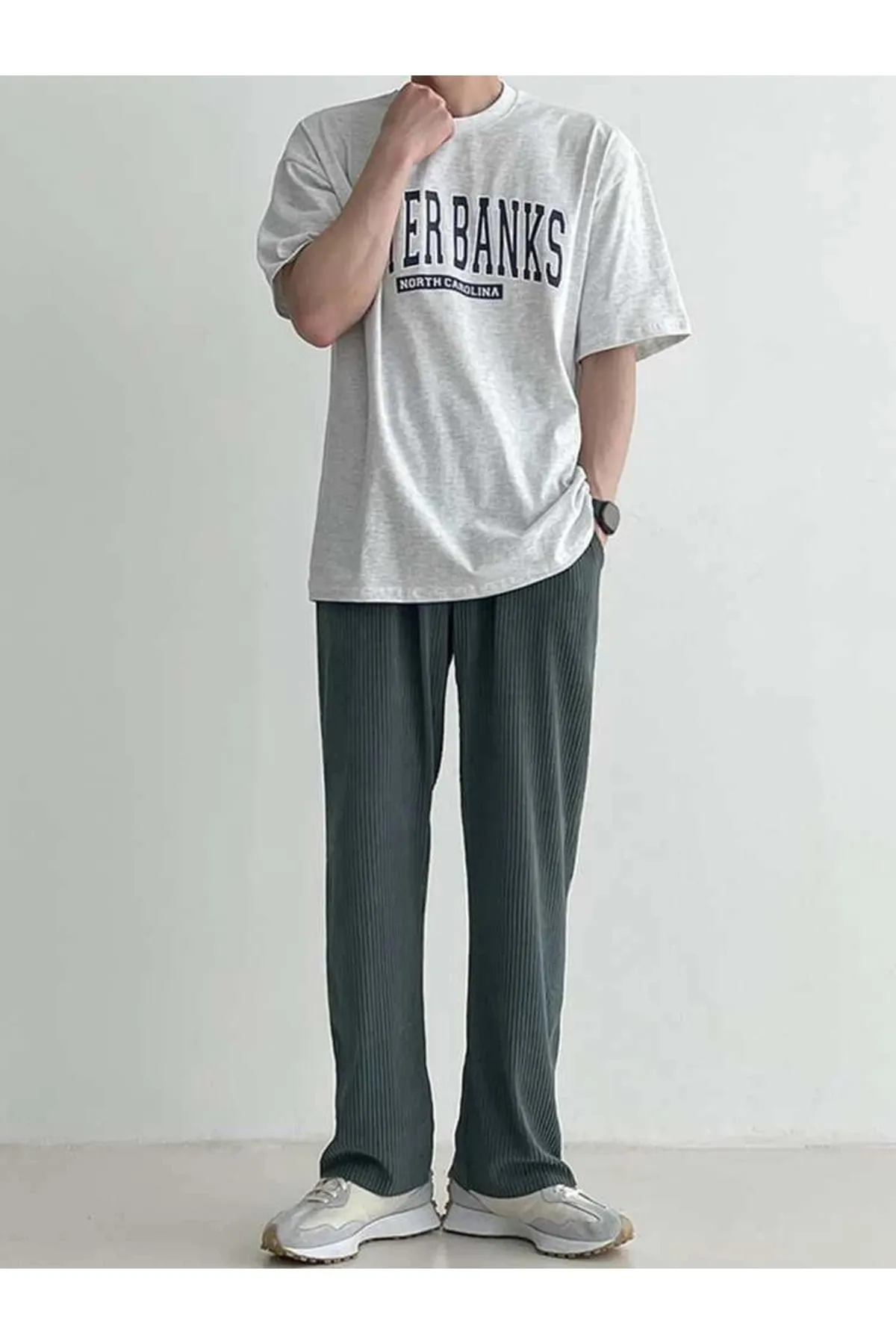 MOONBULL  T-Shirt - Grau - Regular Fit