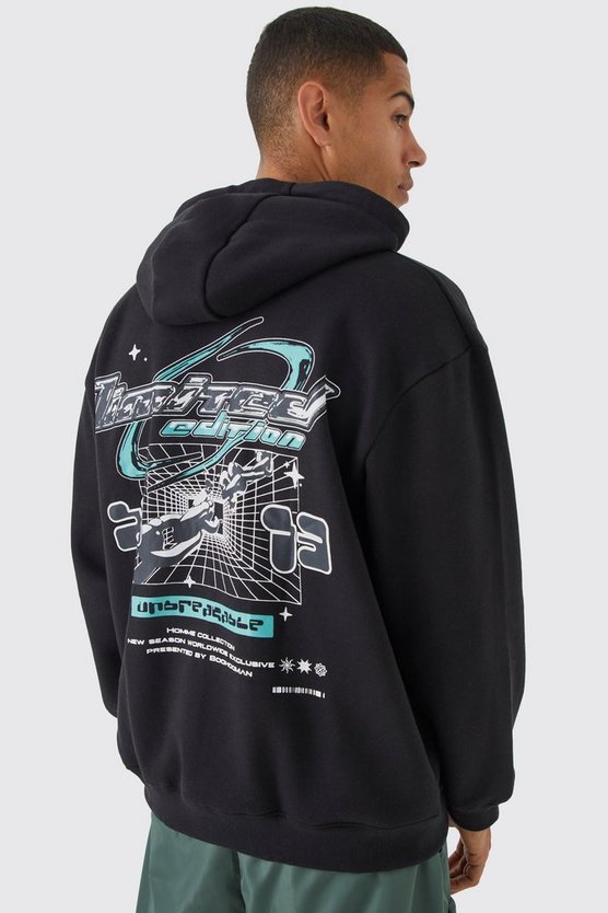 Oversize Limited Edition Hoodie mit Reißverschluss