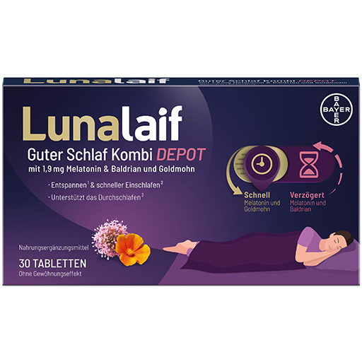 LUNALAIF Guter Schlaf Kombi Depot Tabletten  30 St  Tabletten