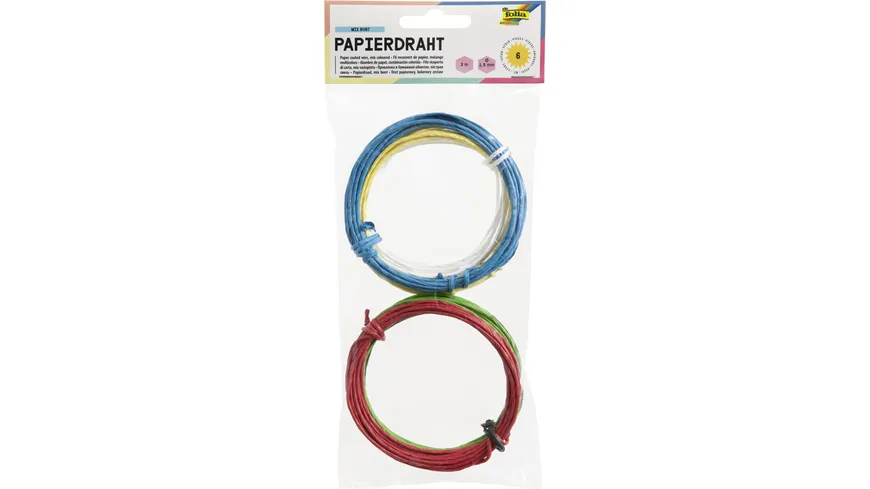 folia Papierdraht 18 m sortiert
