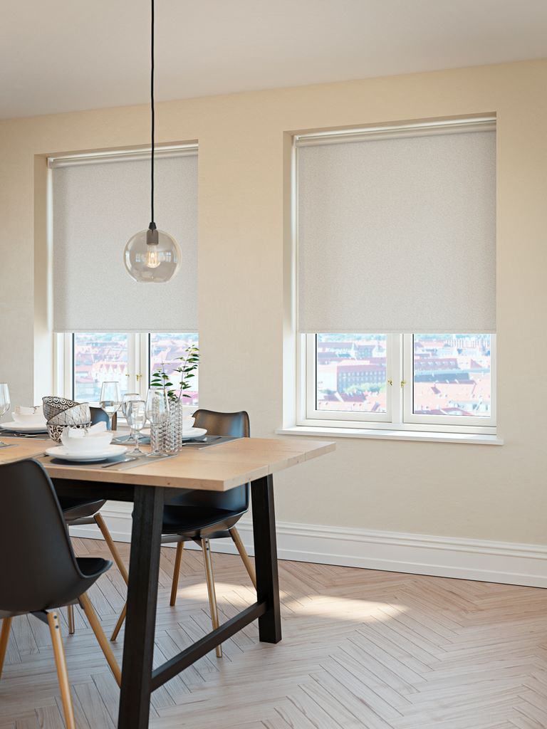 HOPEN Lichtdichtes Rollo HOPEN 80x170cm beige kabellos