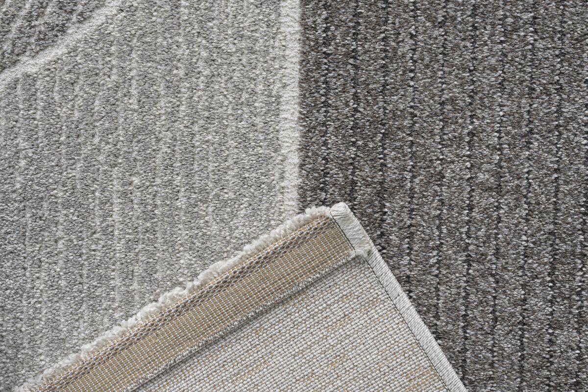 Webteppich Varis Grau-Grau-Grau 80 x 150 cm
