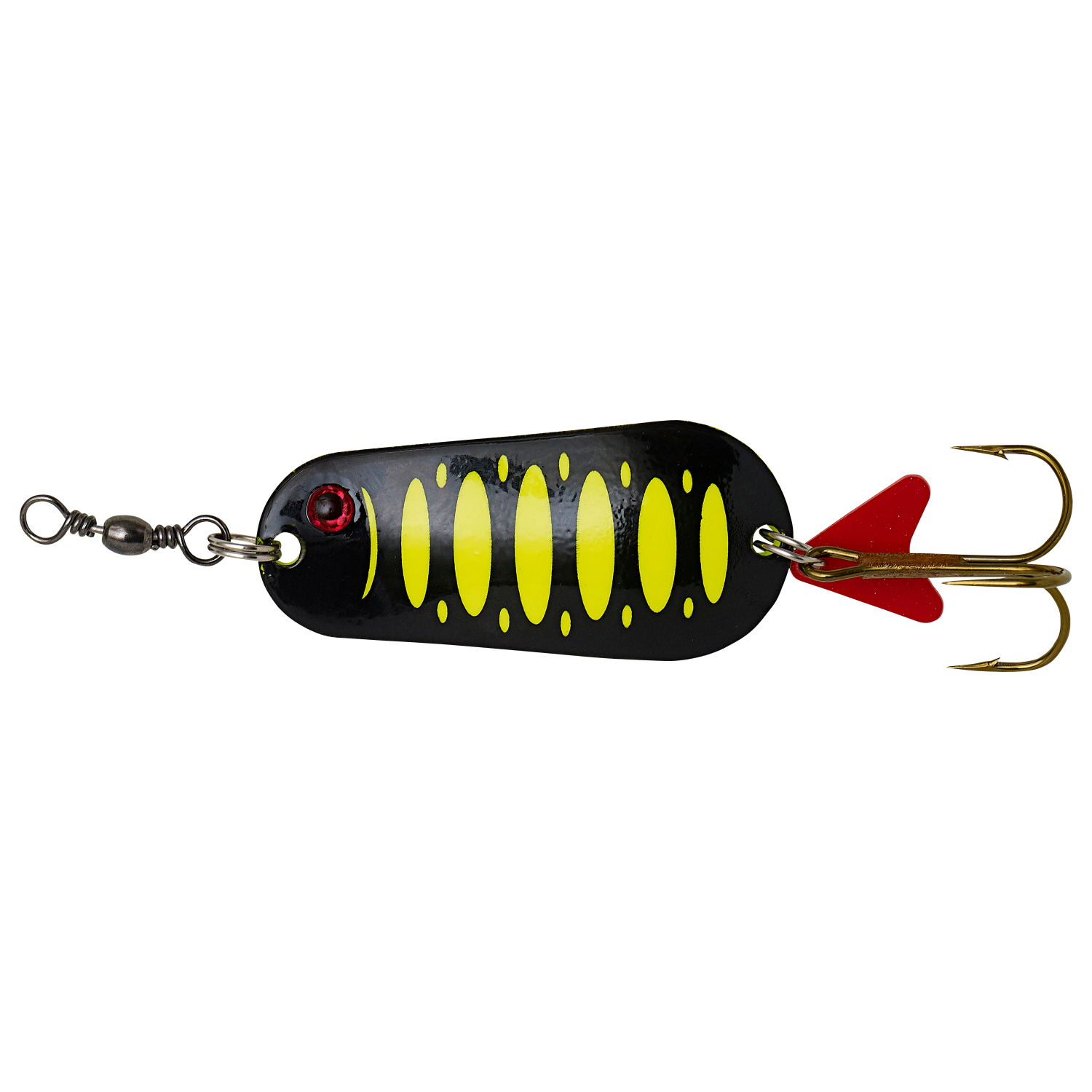 Effzett Blinker Standard Spoon (Fluo Yellow/Black UV)