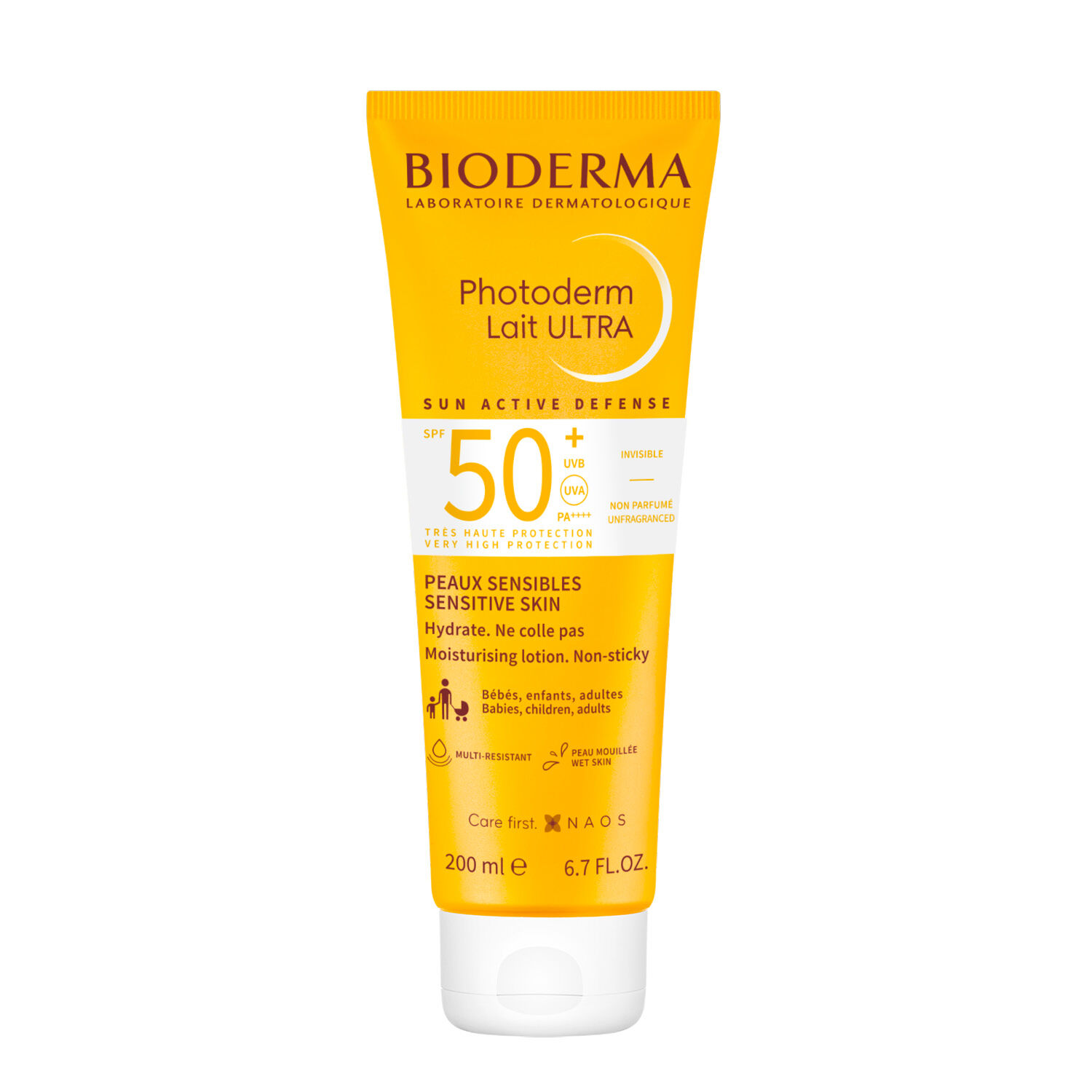 Bioderma Photoderm Lait Hydratant Ultra - Peaux Sensibles - SPF50+ 200 ml