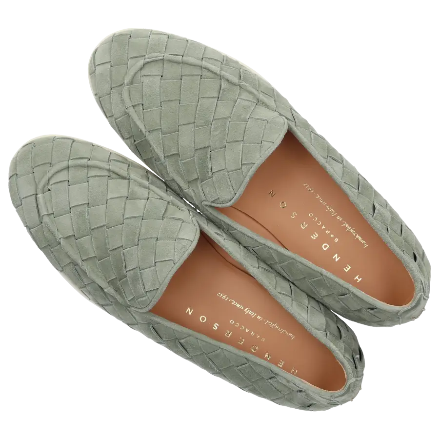 Henderson - Loafer ZAIRA Veloursleder - grün