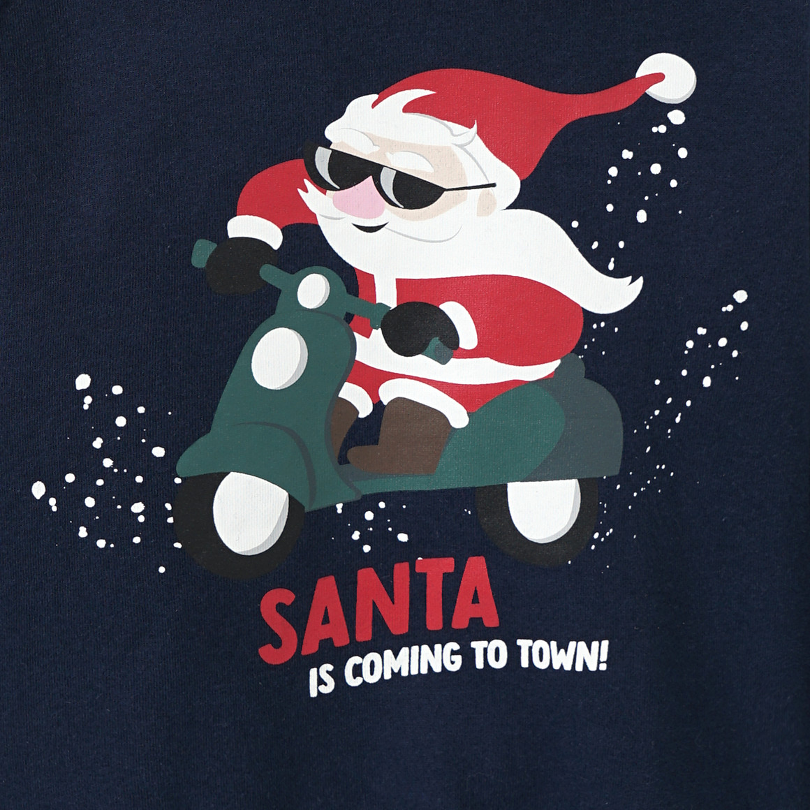 Jungen Hoodie im weihnachtlichen Design dunkelblau
