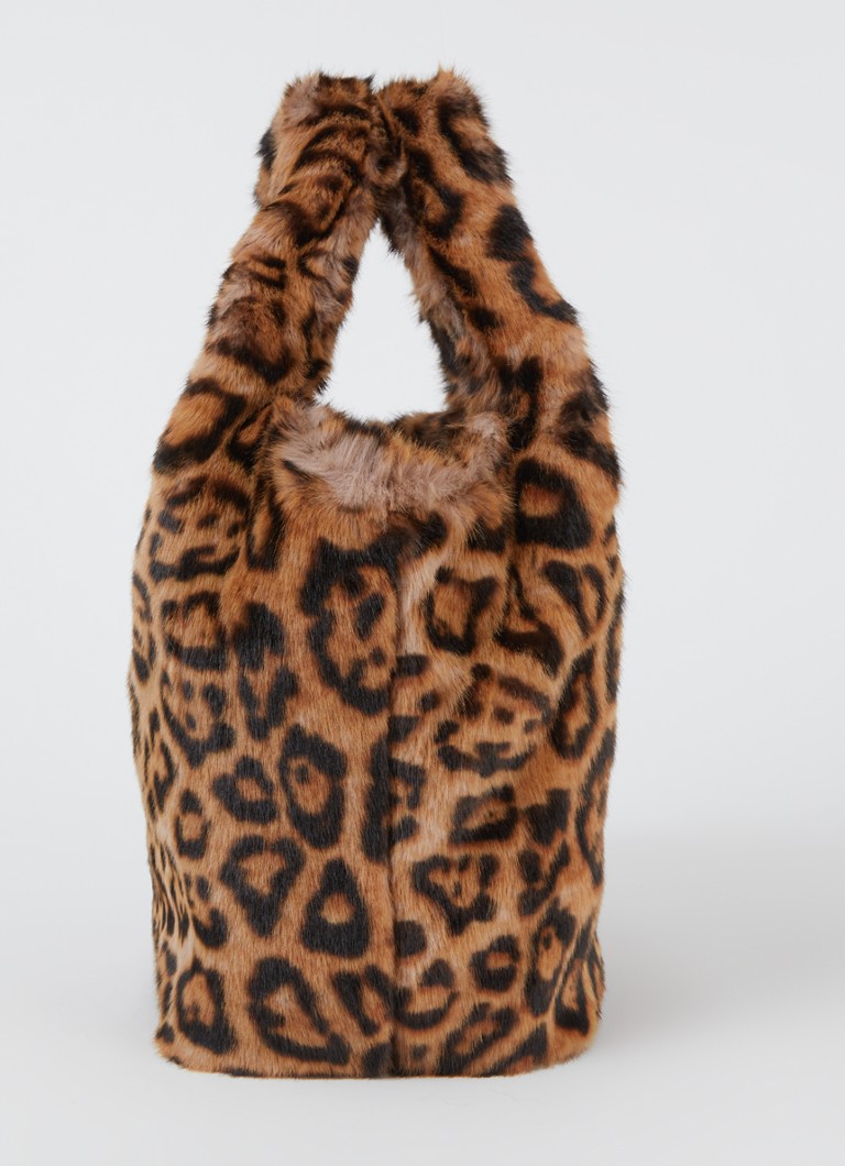 Borsa a tracolla piccola GUESS Samia con stampa leopardata