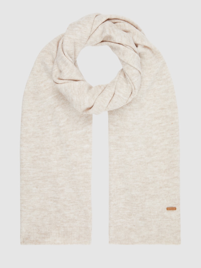 Schal mit Logo Modell 'Witzia' in offwhite