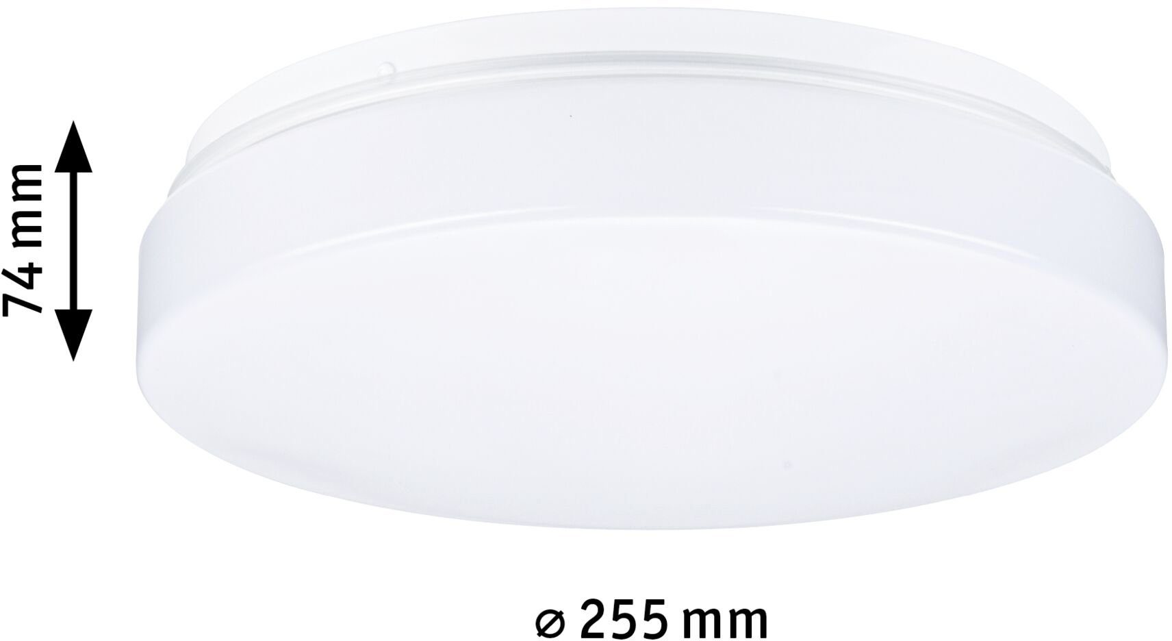 Paulmann Deckenleuchte HomeSpa Badezimmerleuchte Axin IP44 230V Weiß, ohne Leuchtmittel, E27, Badezimmerleuchte