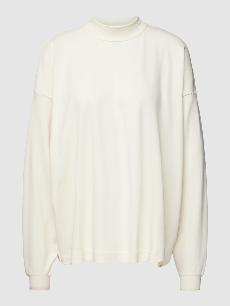 Oversized Longsleeve mit Rundhalsausschnitt in offwhite