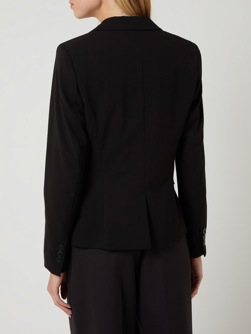 Blazer mit Stretch-Anteil in schwarz