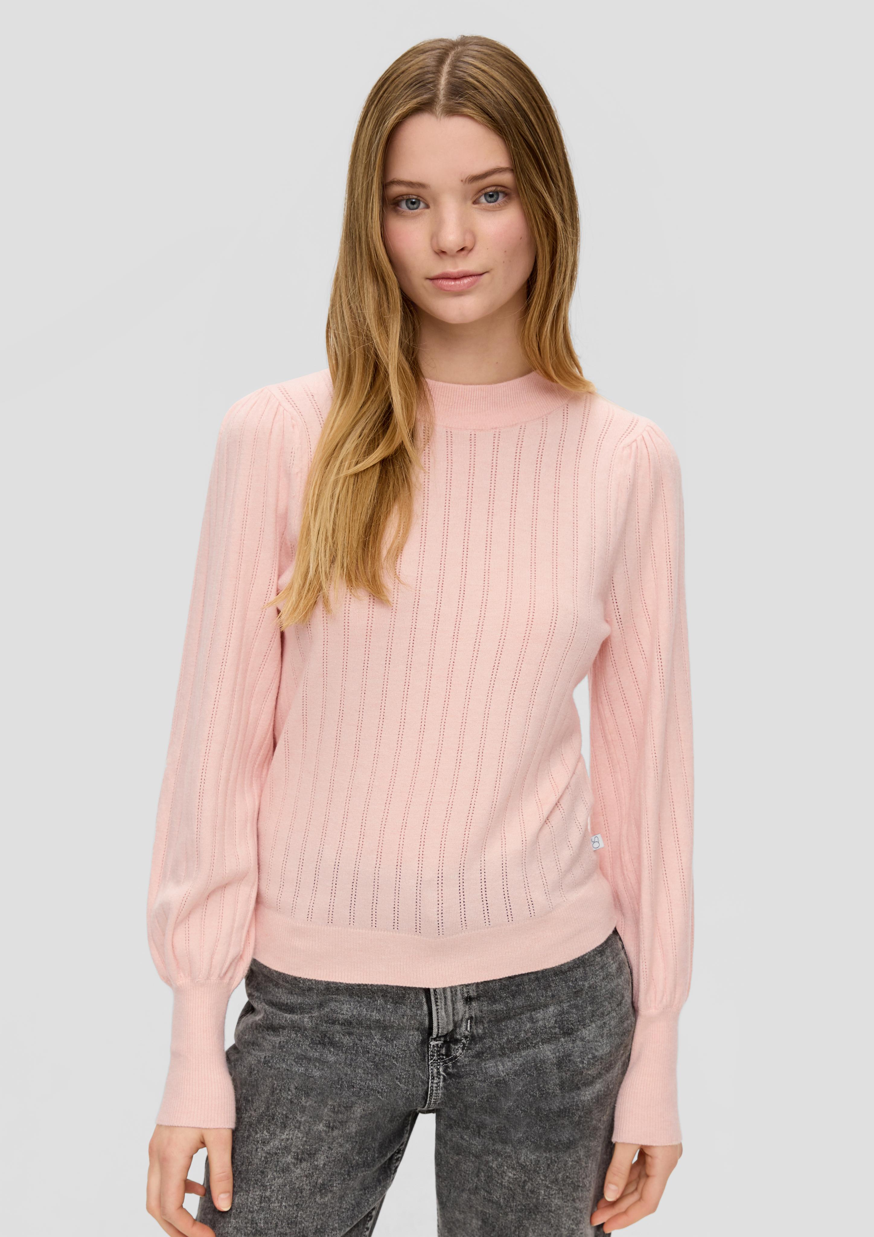 Strickpullover mit Ajourmuster  2137874-2013