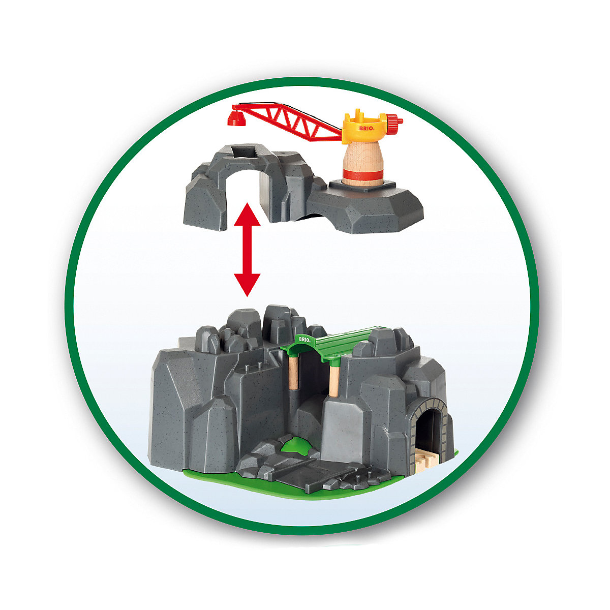 Große Goldmine mit Sound-Tunnel