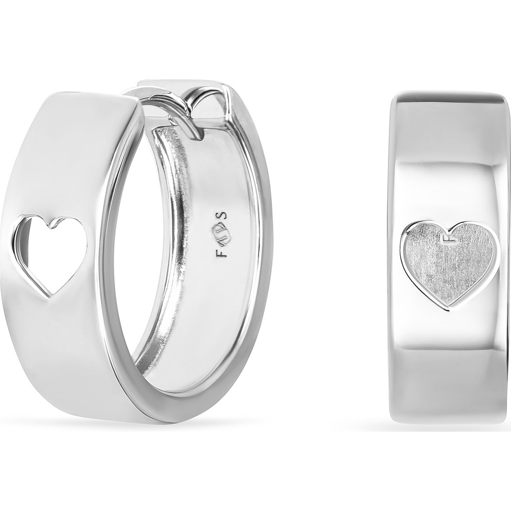 FAVS Créoles 925 Argent Boucles d'oreilles