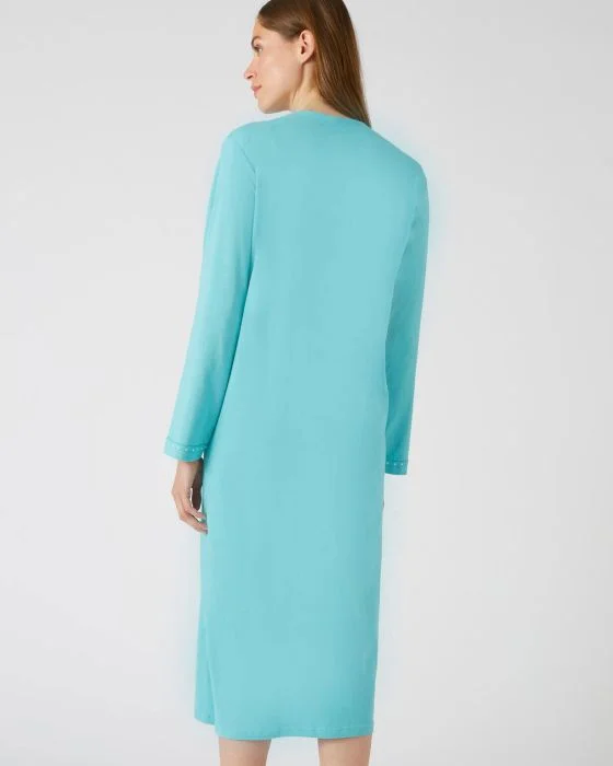 Chemise de nuit manches longues, maille jersey