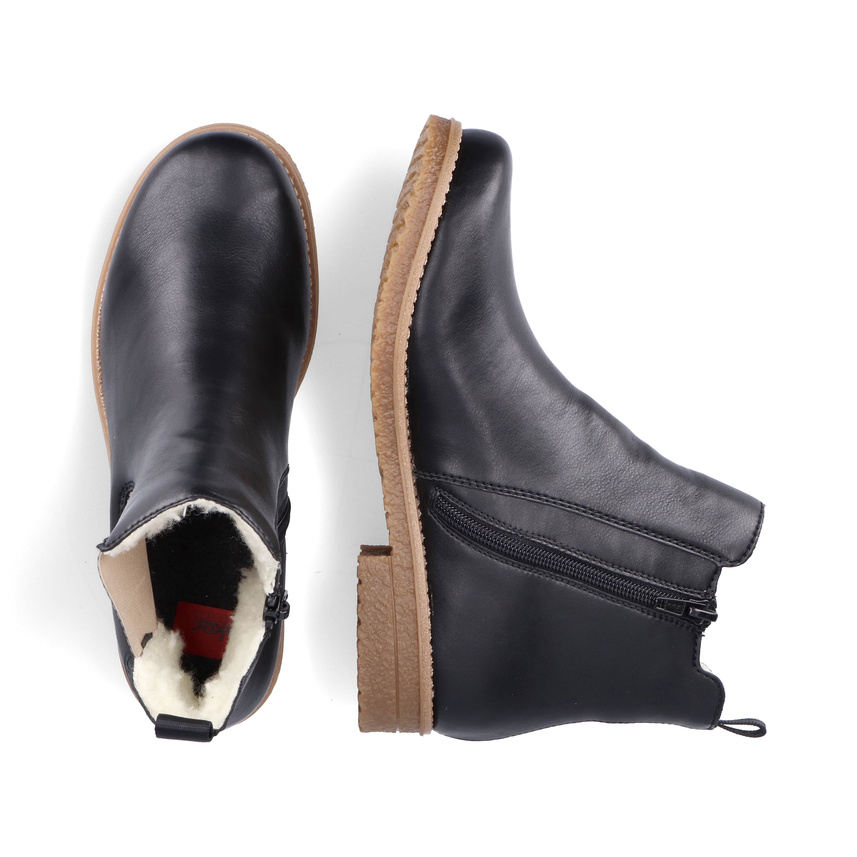 Rieker Damen Chelsea Boots tiefschwarz