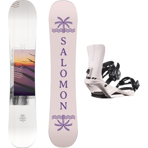 SNOWBOARD BOARD SET LOTUS+RHYTHM MAUVE