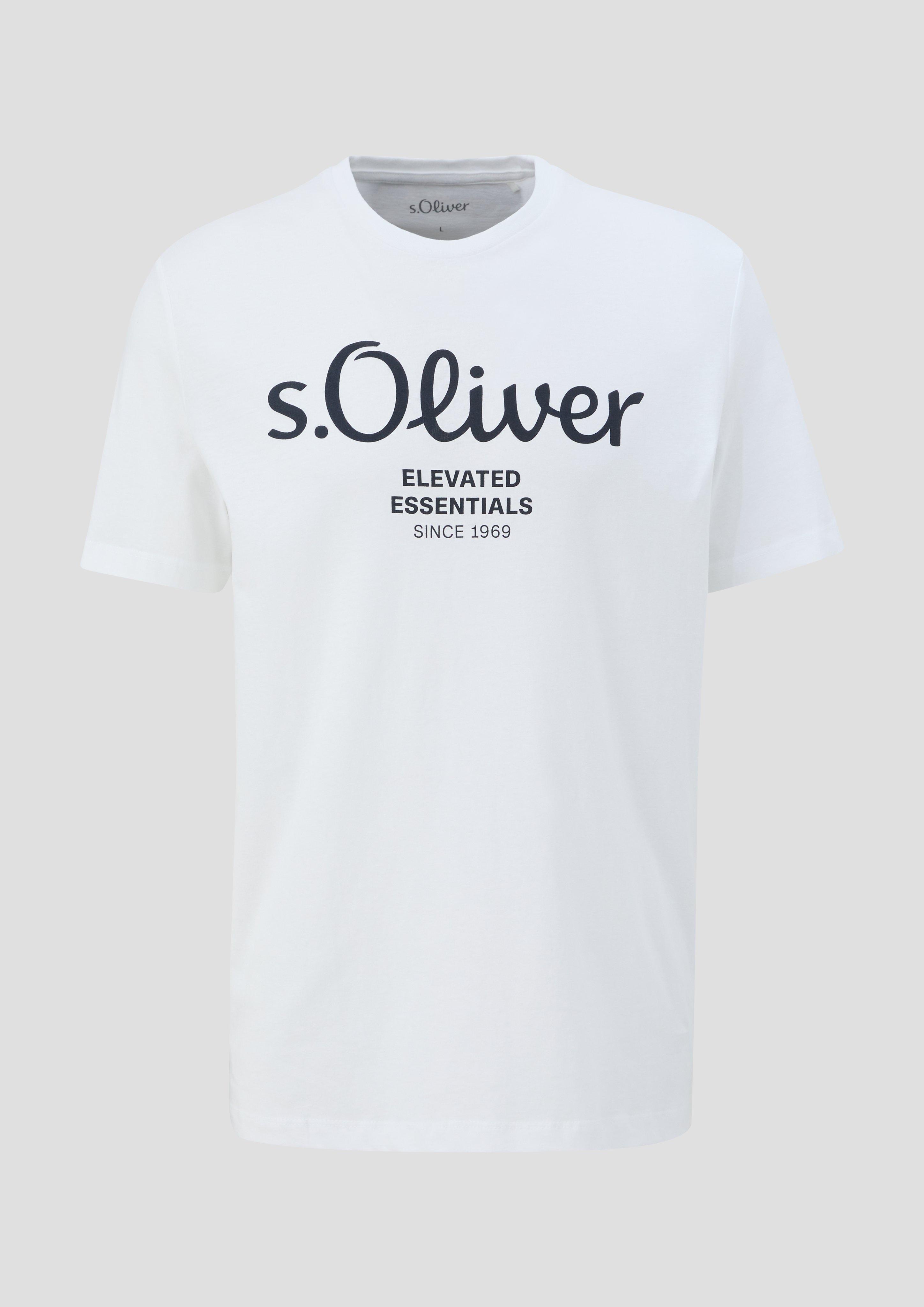T-Shirt mit Label-Print  2139909-01D1