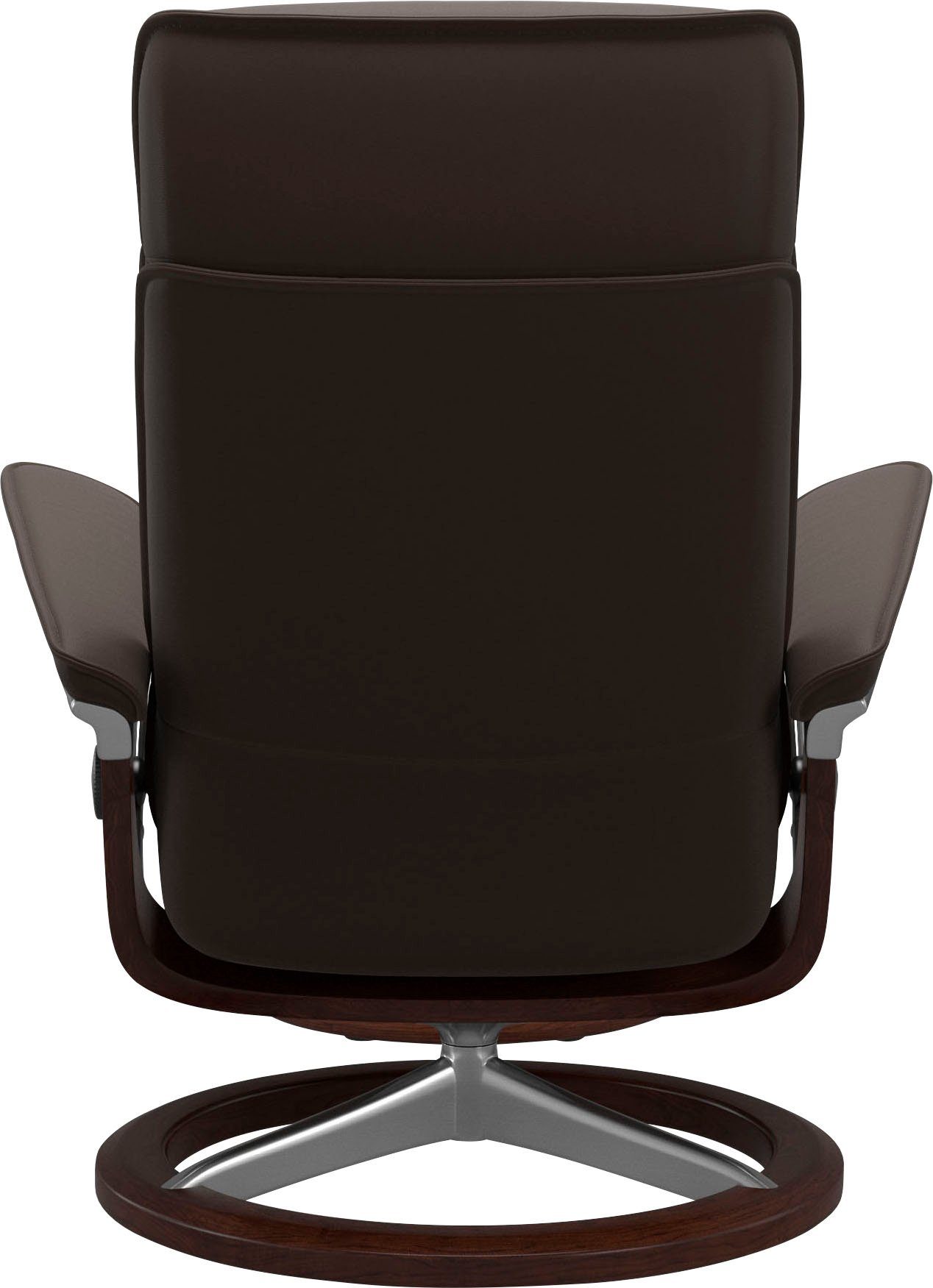 Stressless® Relaxsessel Admiral (Set, Relaxsessel inkl. Hocker), mit Signature Base, Größe M & L, Gestell Braun