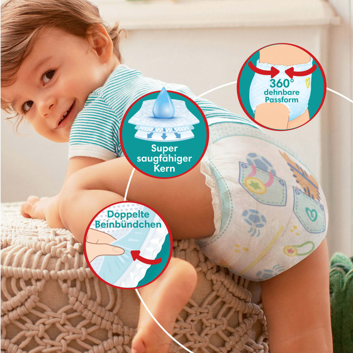 Baby Pants Baby Dry Gr.8 Extra Large (19+ kg), Monatsbox, 117 St