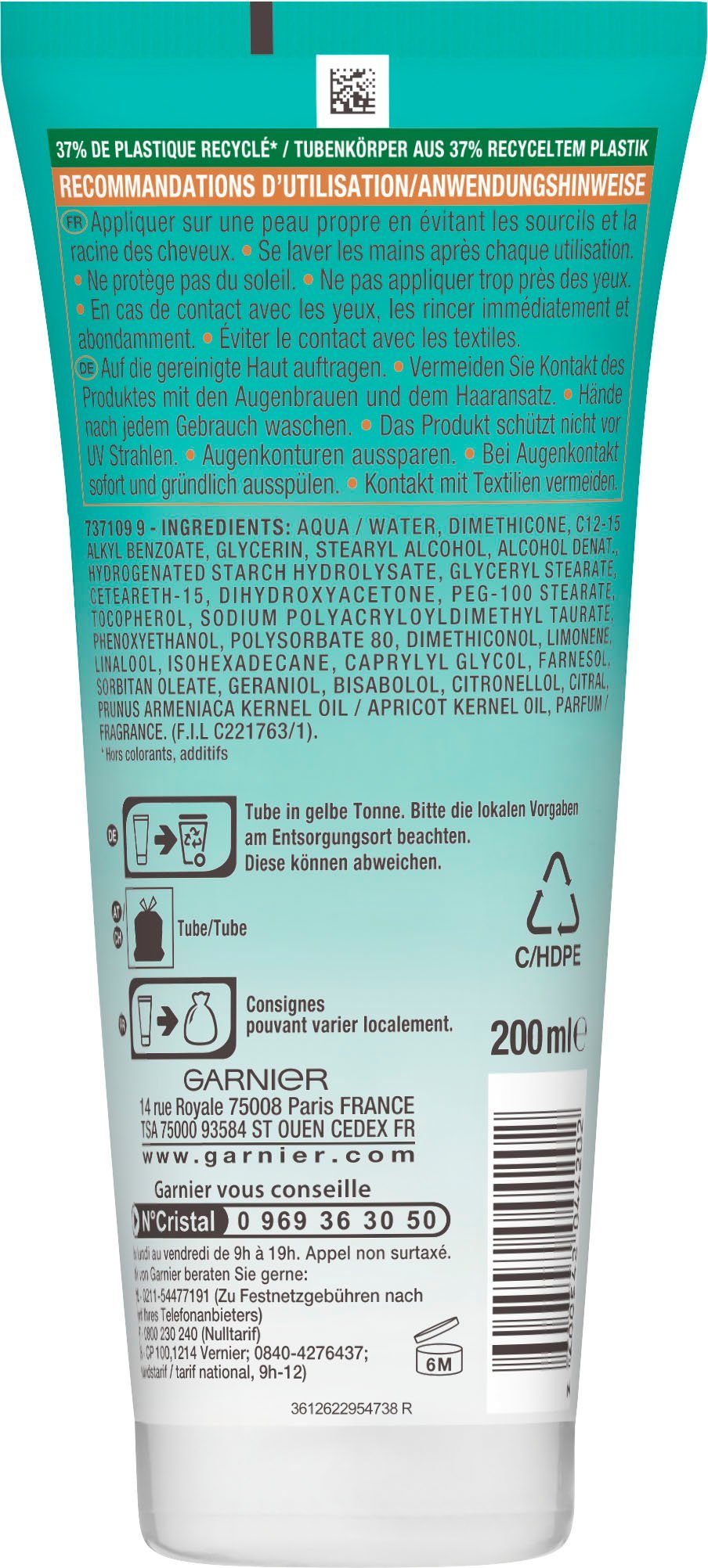 GARNIER After Sun-Milch Sanft Bräunende Feuchtigkeits-Milch