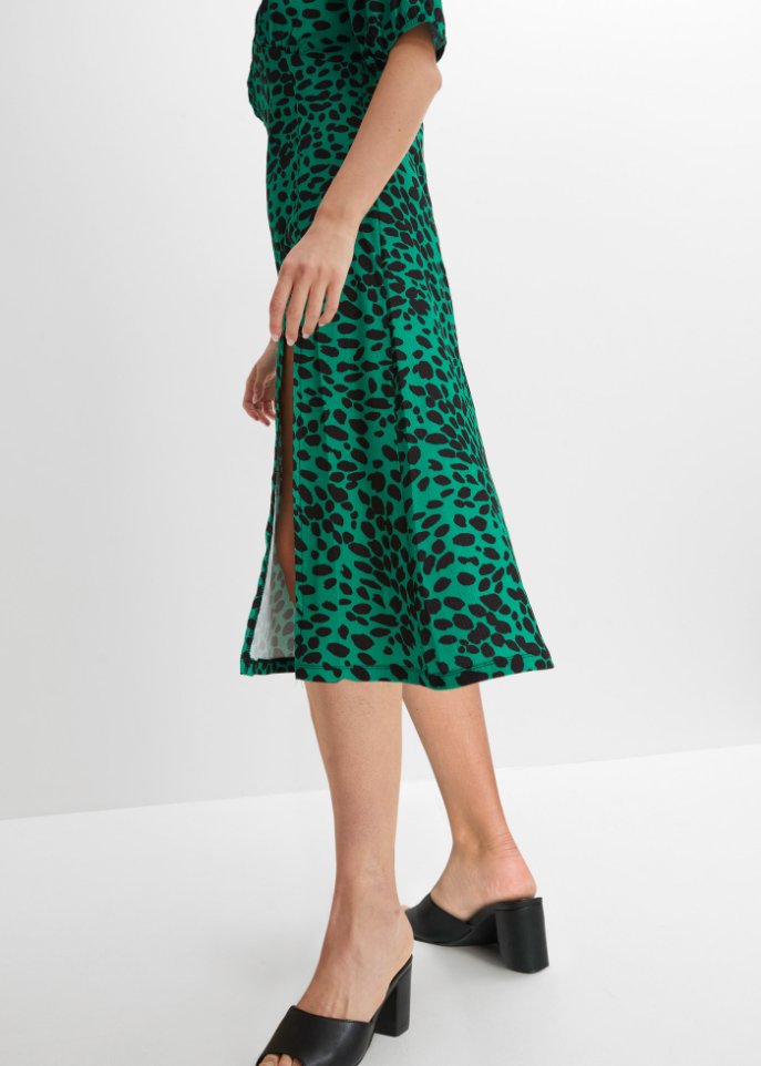 bedrucktes Midikleid