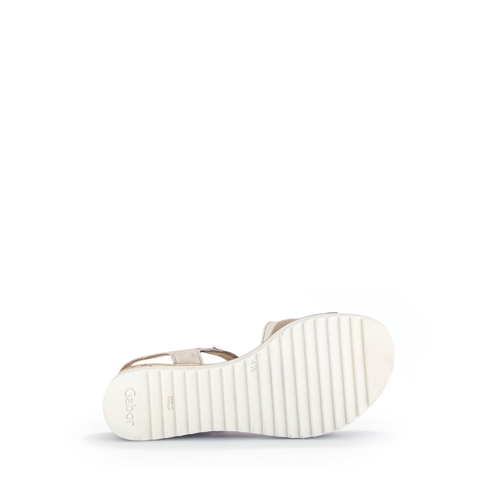 Gabor comfort Keilsandalette beige