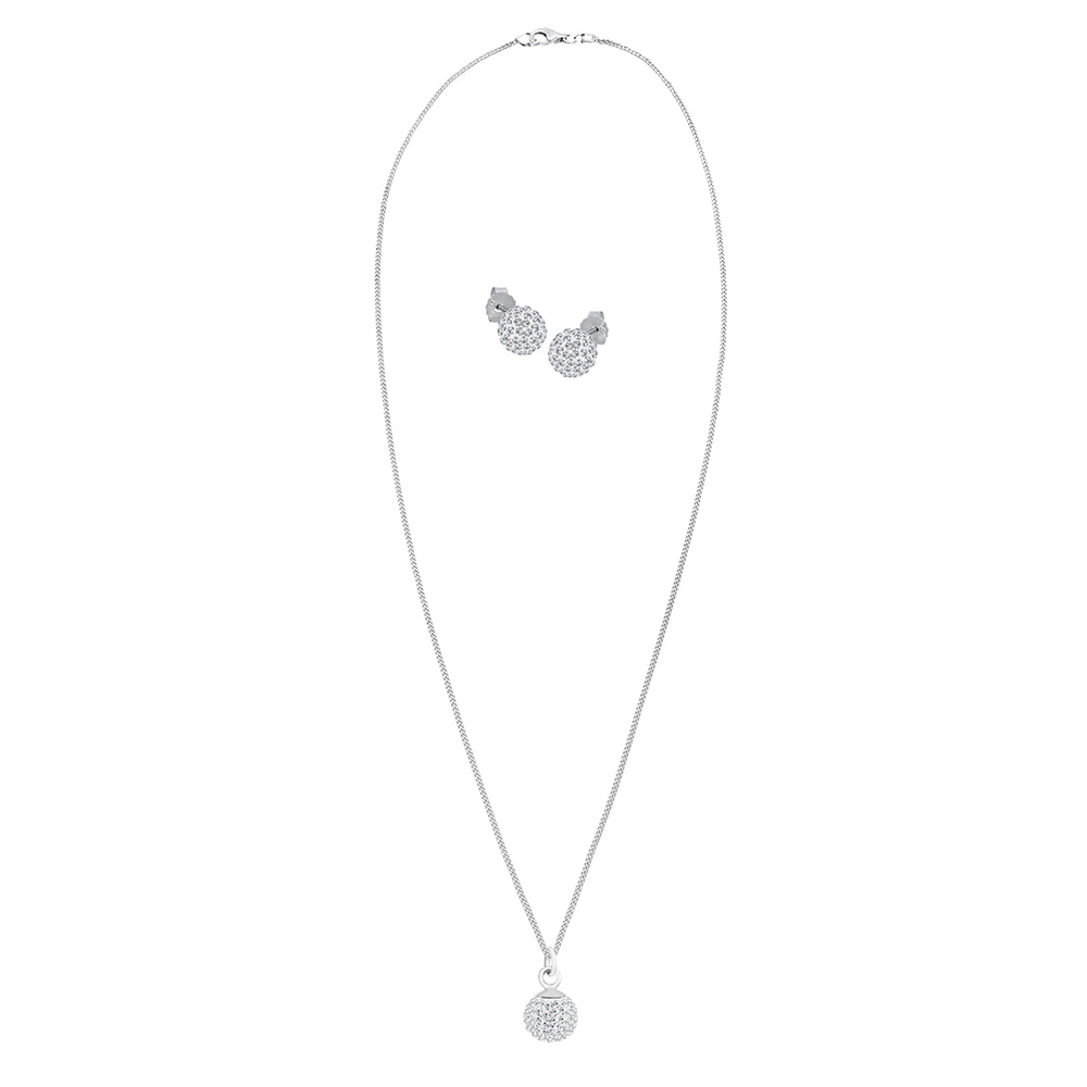 Elli Elli Ensemble de Bijoux Kristalle 925 Silber Bijoux