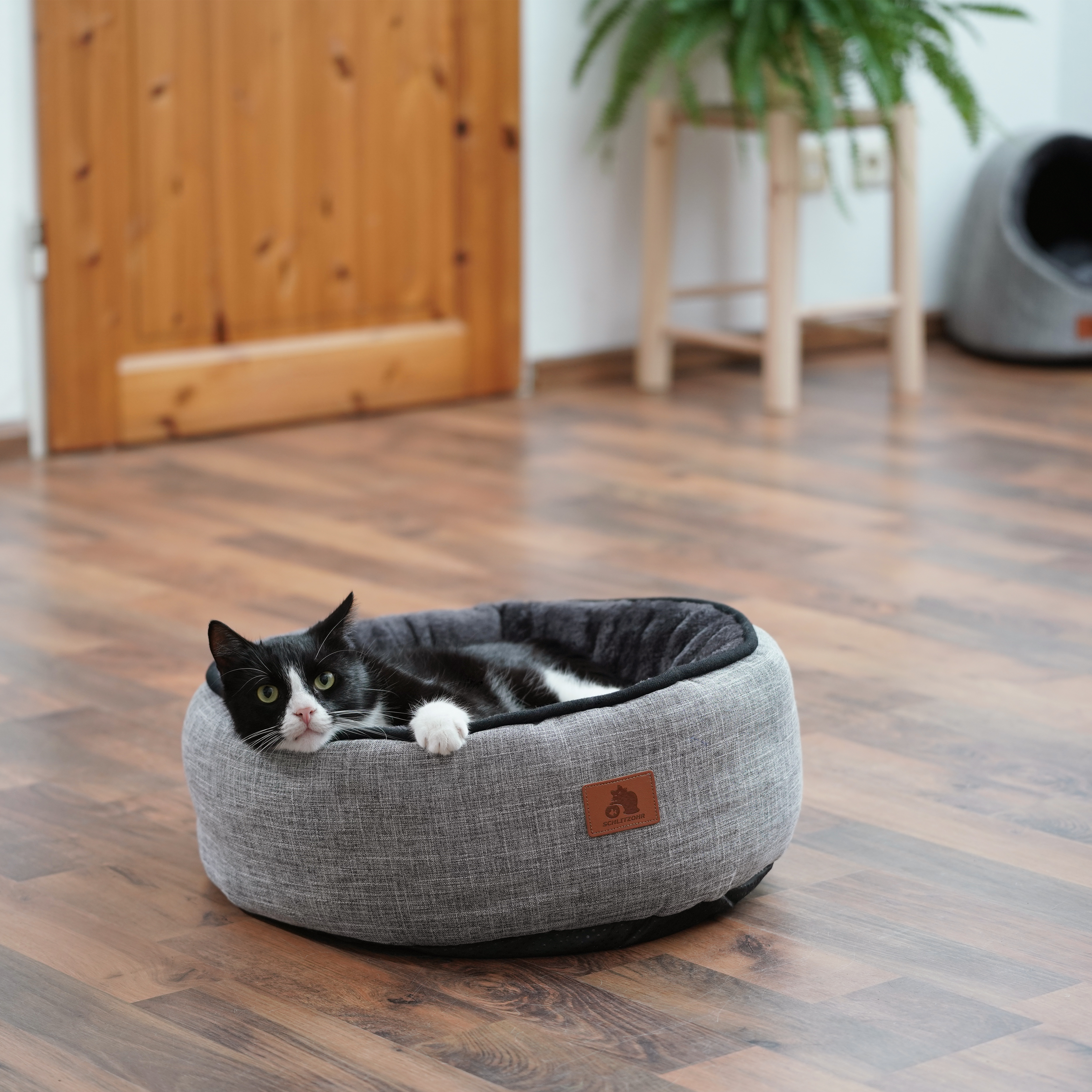 Schlitzohr Hundebetten Schlitzohr Donut Katzenbett Sissy rund