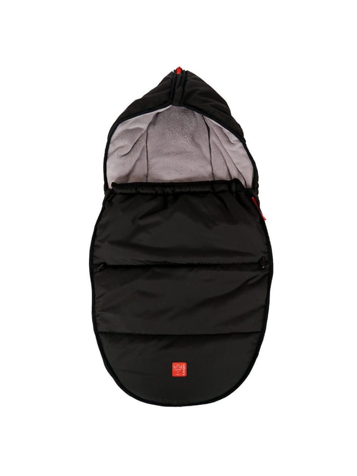 Kaiser Fleece-Fußsack Hoody für Babyschalen und Babywannen in schwarz günstig kaufen onesize