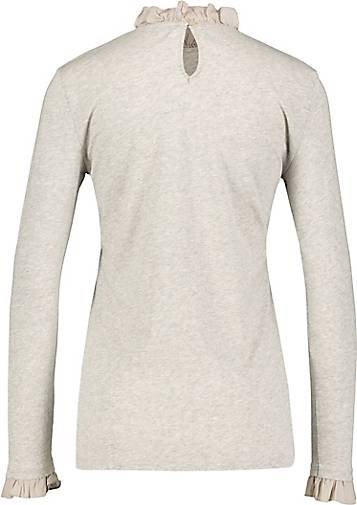 Rich & Royal Damen Longsleeve mit Rüschen