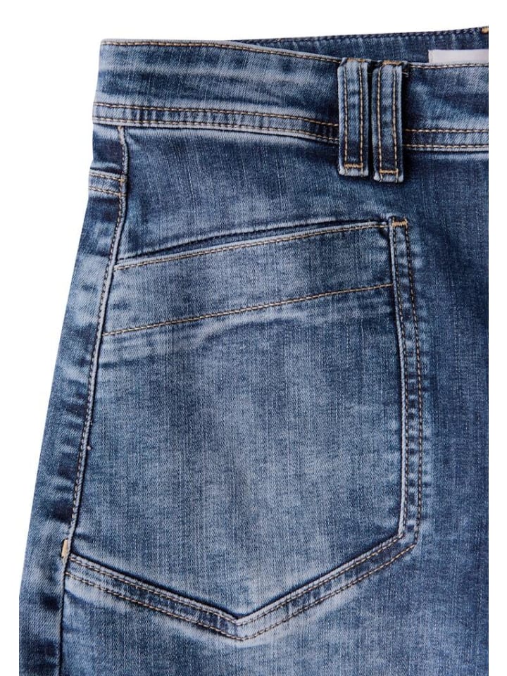 Street One Jeans in mid blue random wash günstig kaufen