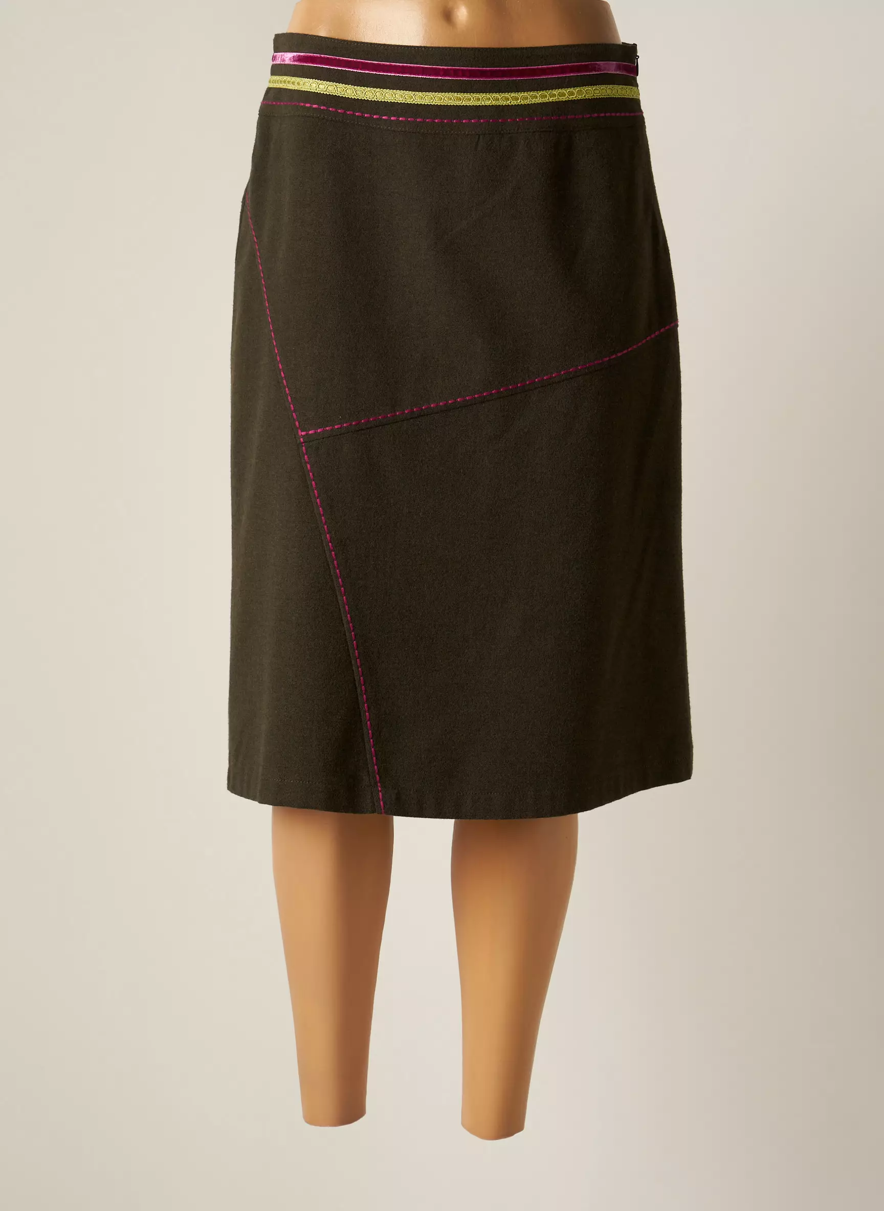Lewinger Jupes Mi Longues Femme couleur marron
