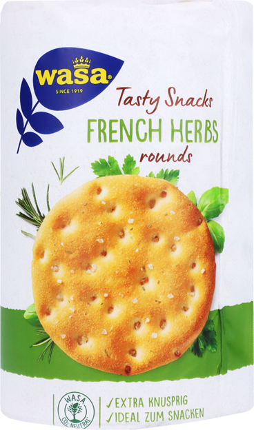 Wasa Tasty Snacks French Herbs Rounds