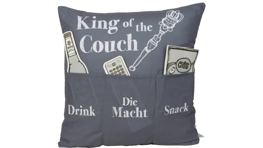 HERGO Kissen Sofahelden King Of The Couch