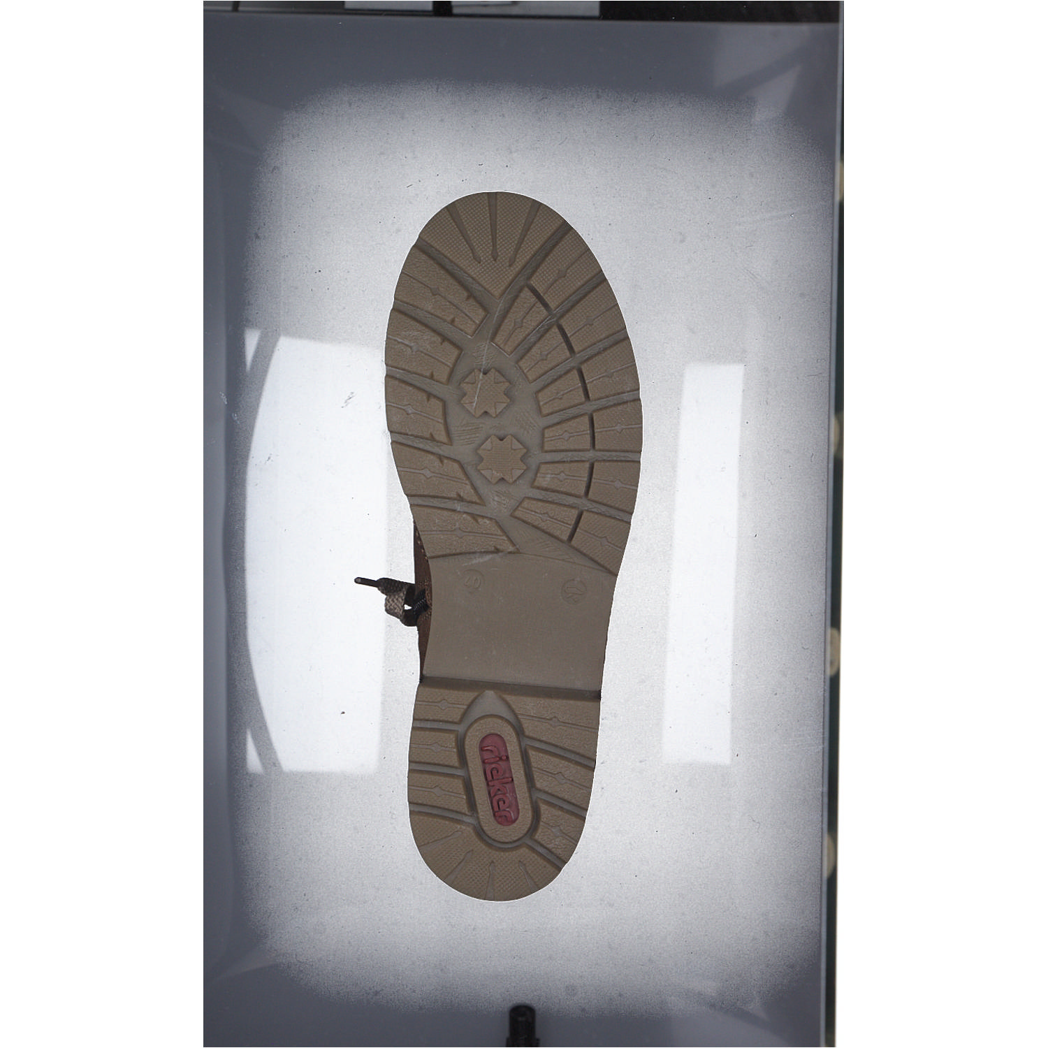 Rieker Y7428, Schnürstiefel, Damen, nuss-anik/kastanie/wood