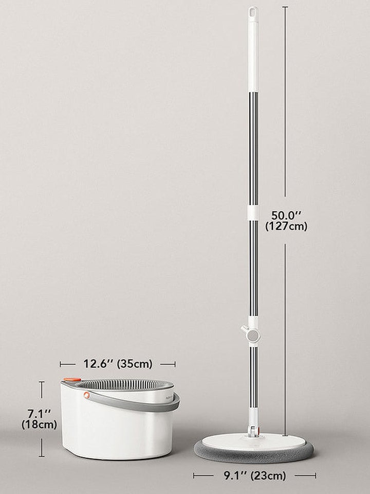 Joybos 2tlg. Bodenwischer in Weiß/ Grau günstig kaufen onesize
